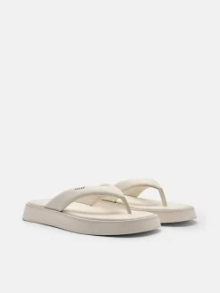 Platform Thong Sandals - Chalk