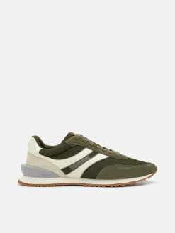Powell Suede Sneakers - Military Green