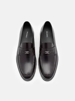 Renly Leather Loafers - Mahogany