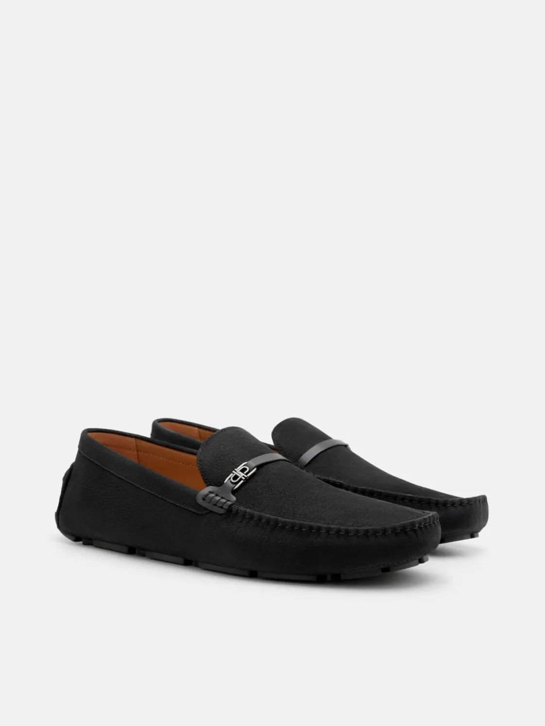 Renly Nubuck Driving Shoes - Black