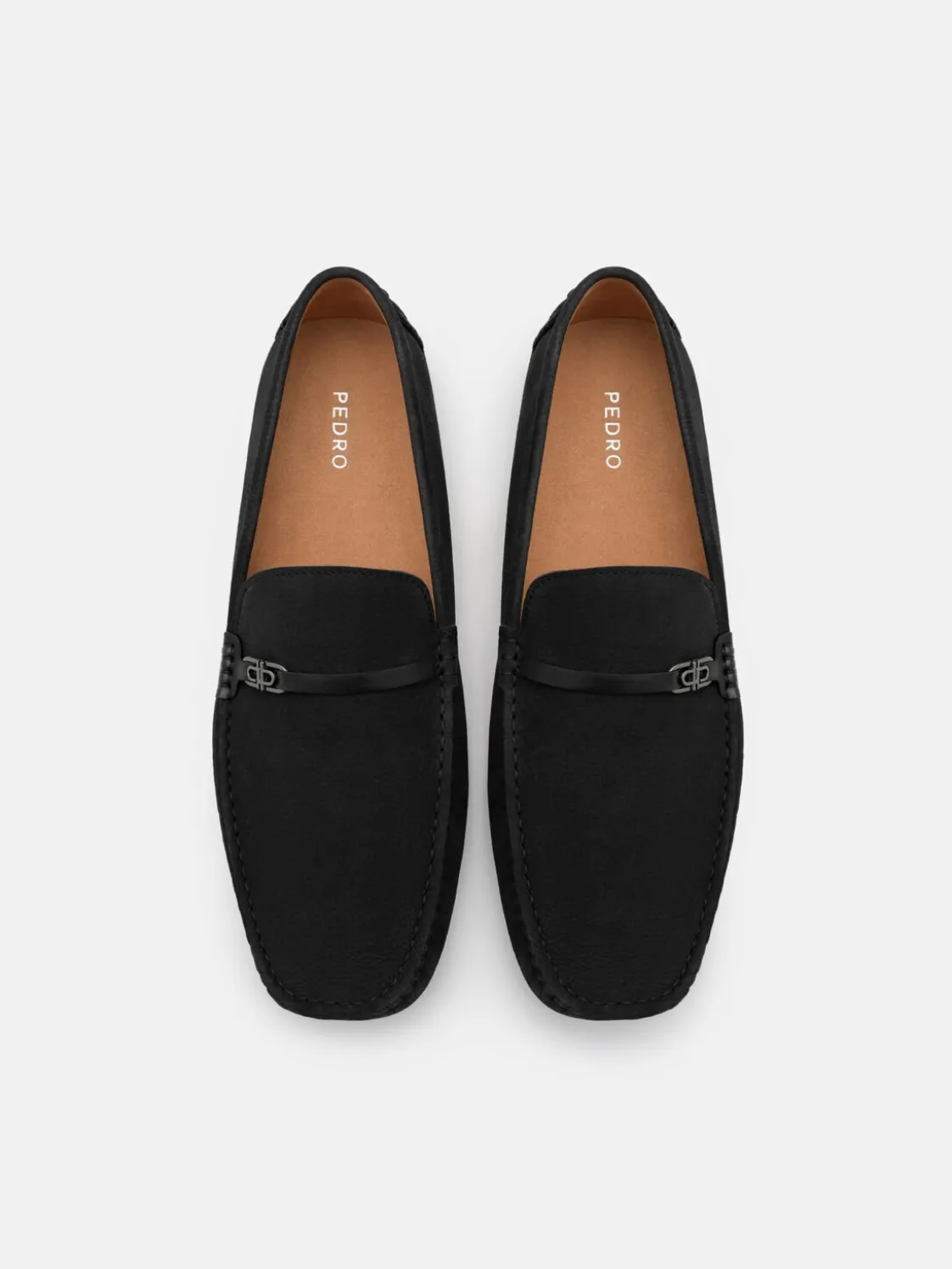Renly Nubuck Driving Shoes - Black
