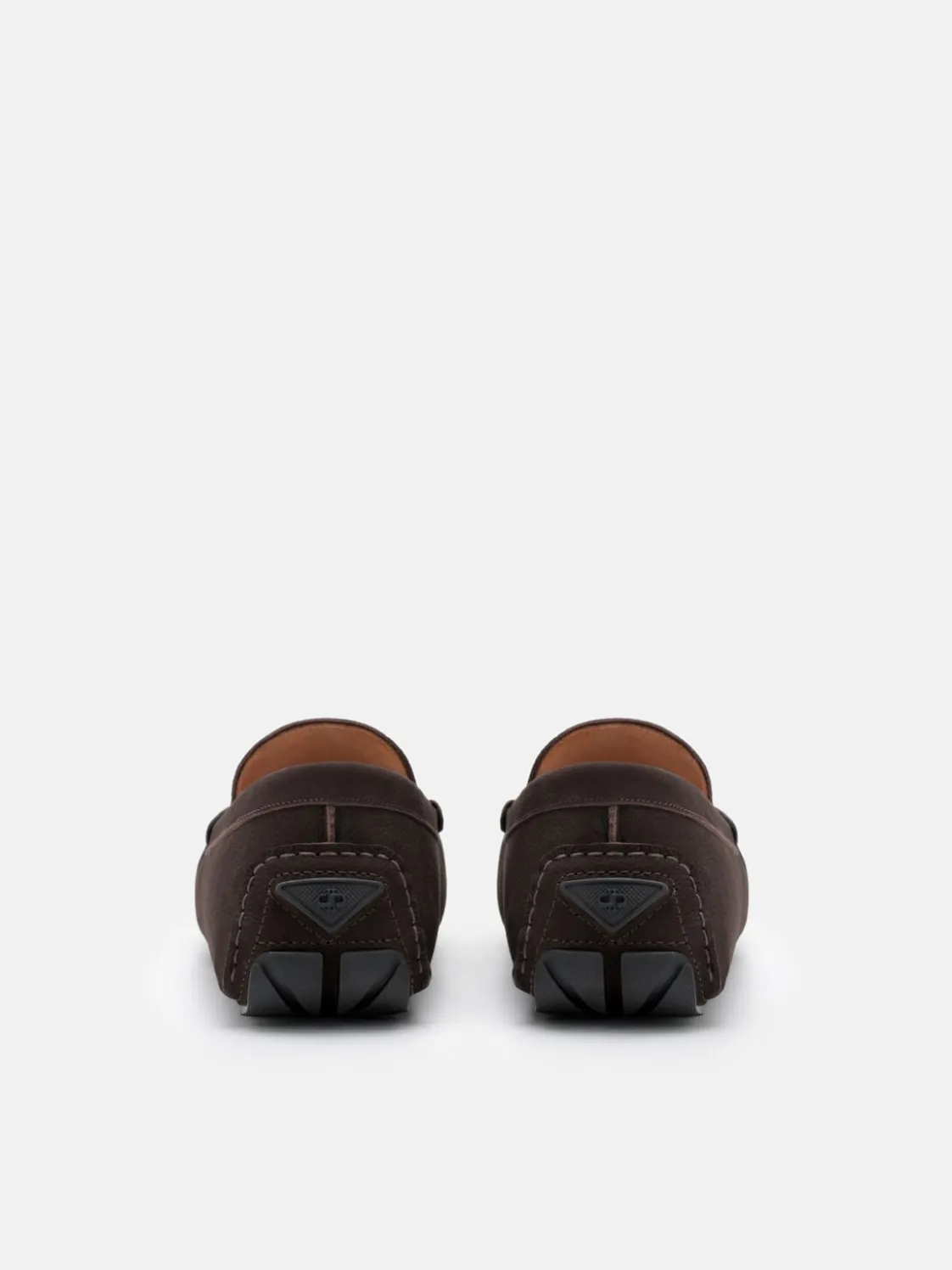 Renly Nubuck Driving Shoes - Dark Brown