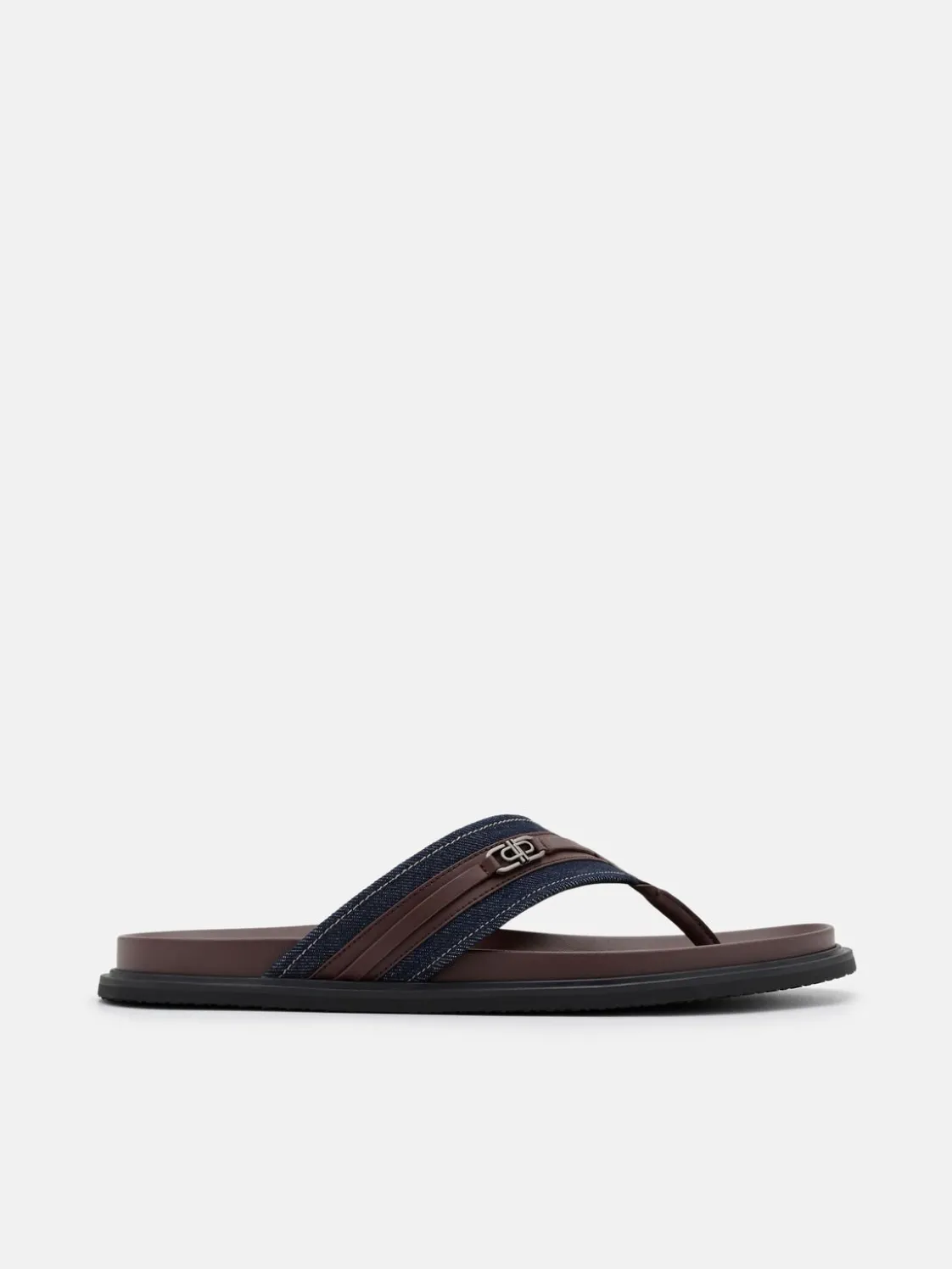 Renly Thong Sandals - Navy Denim