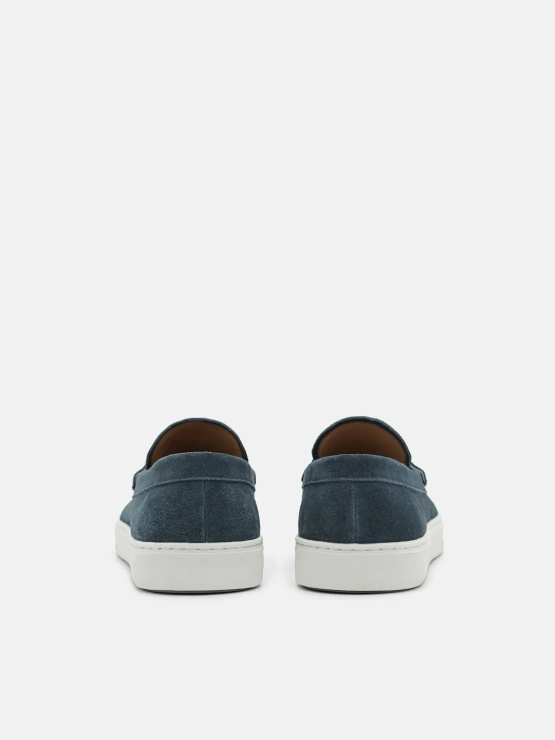 Ridge Suede Slip-On Sneakers - Blue