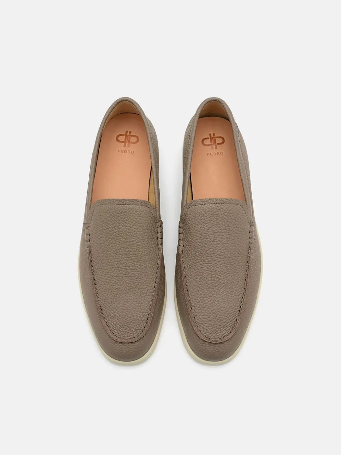 Roam Leather Loafers - Dark Taupe