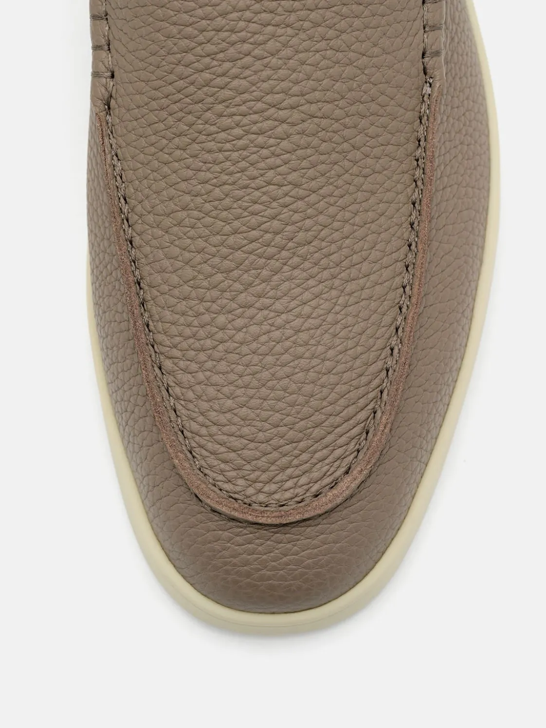 Roam Leather Loafers - Dark Taupe