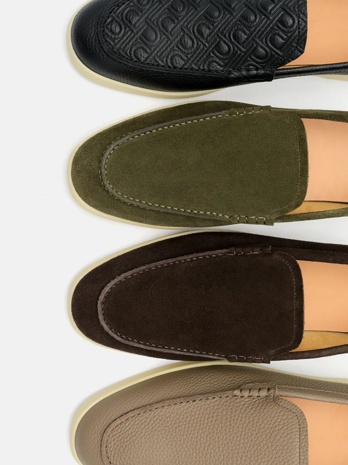 Roam Leather Loafers - Dark Taupe