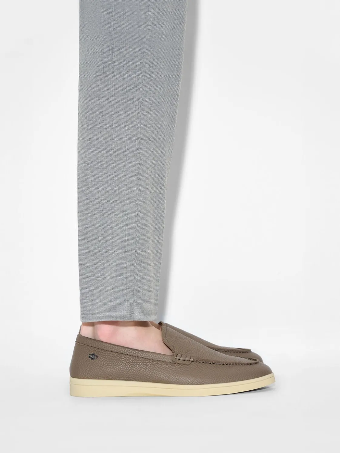 Roam Leather Loafers - Dark Taupe