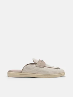 Roam Mules - Light Taupe Canvas