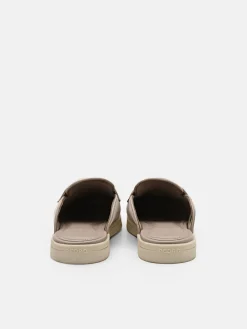 Roam Mules - Light Taupe Canvas