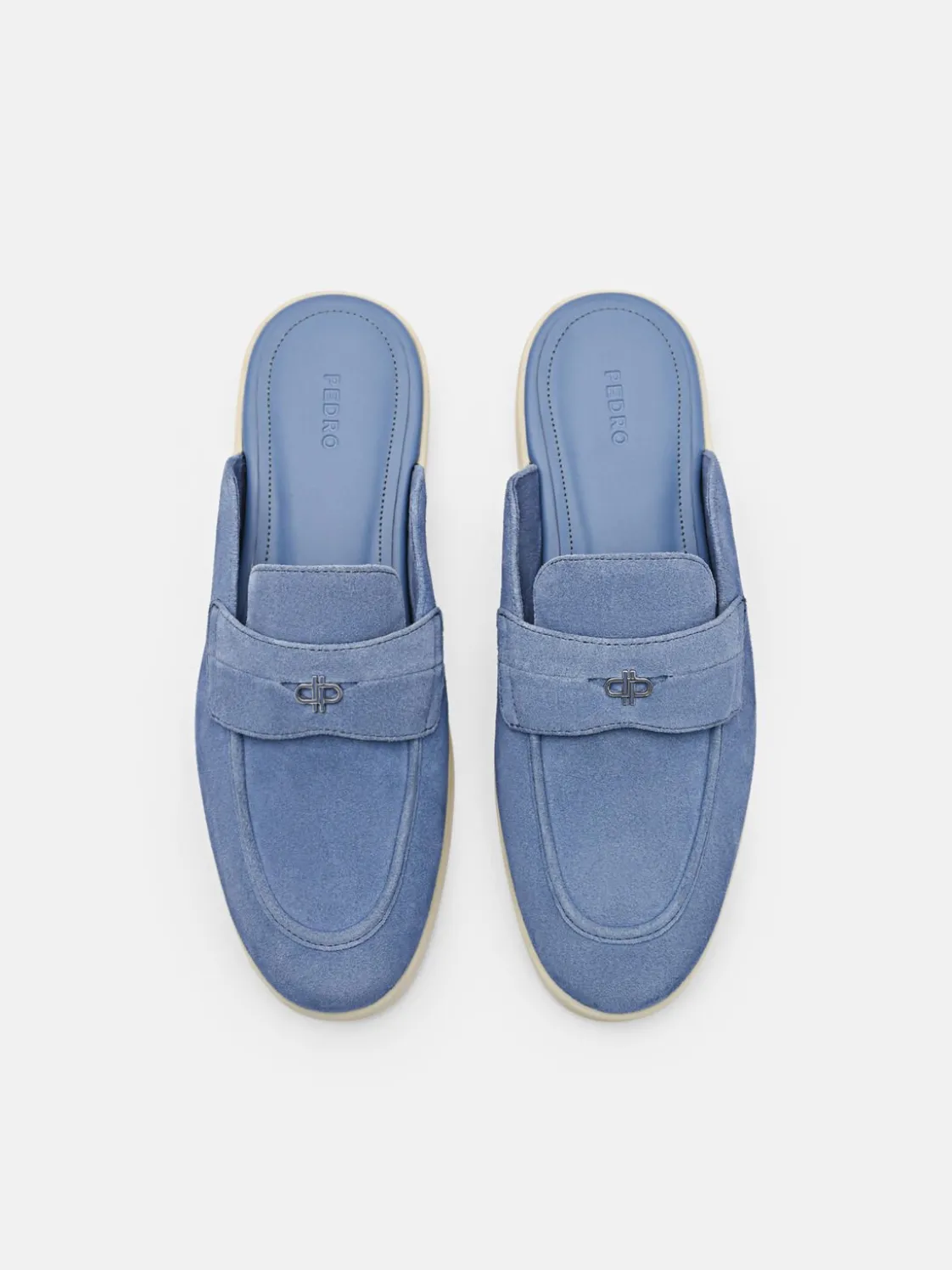 Roam Mules - Slate Blue Suede