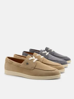 Roam Suede Boat Shoes - Sand