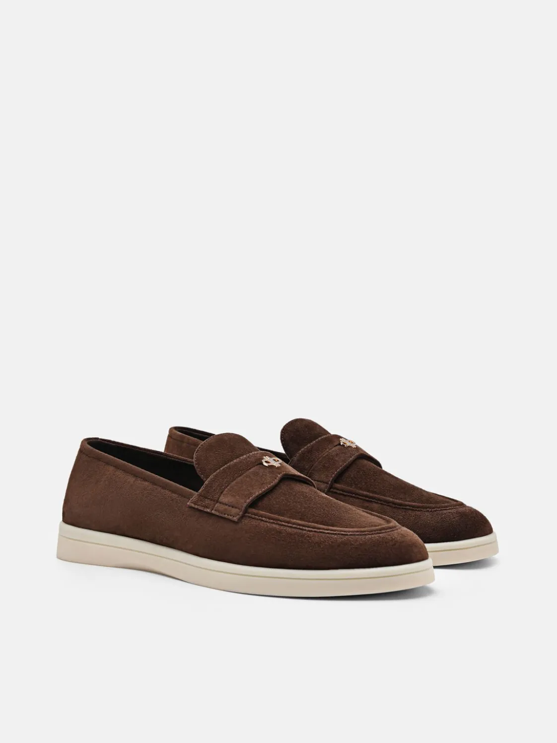 Roam Suede Driving Shoes - Dark Brown