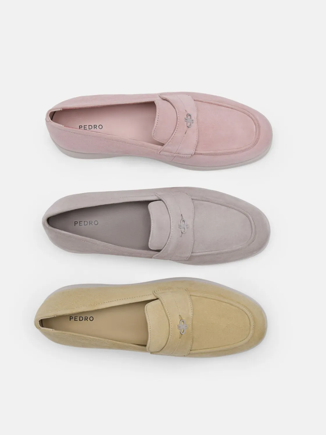 Roam Suede Driving Shoes - Light Grey