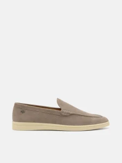 Roam Suede Loafers - Dark Taupe Suede