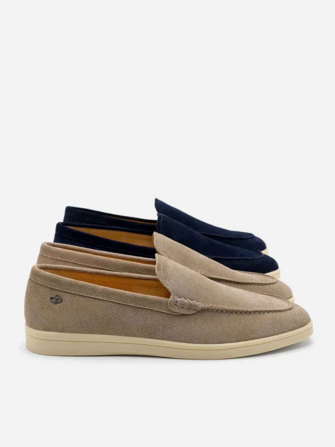 Roam Suede Loafers - Navy Suede