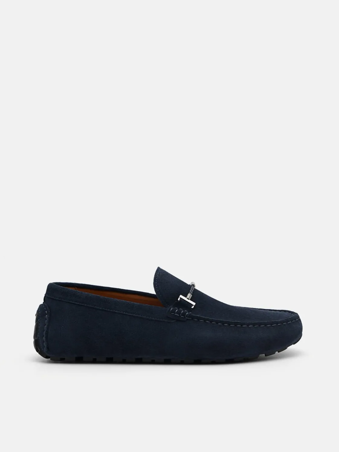 Robert Leather Driving Shoes - Navy