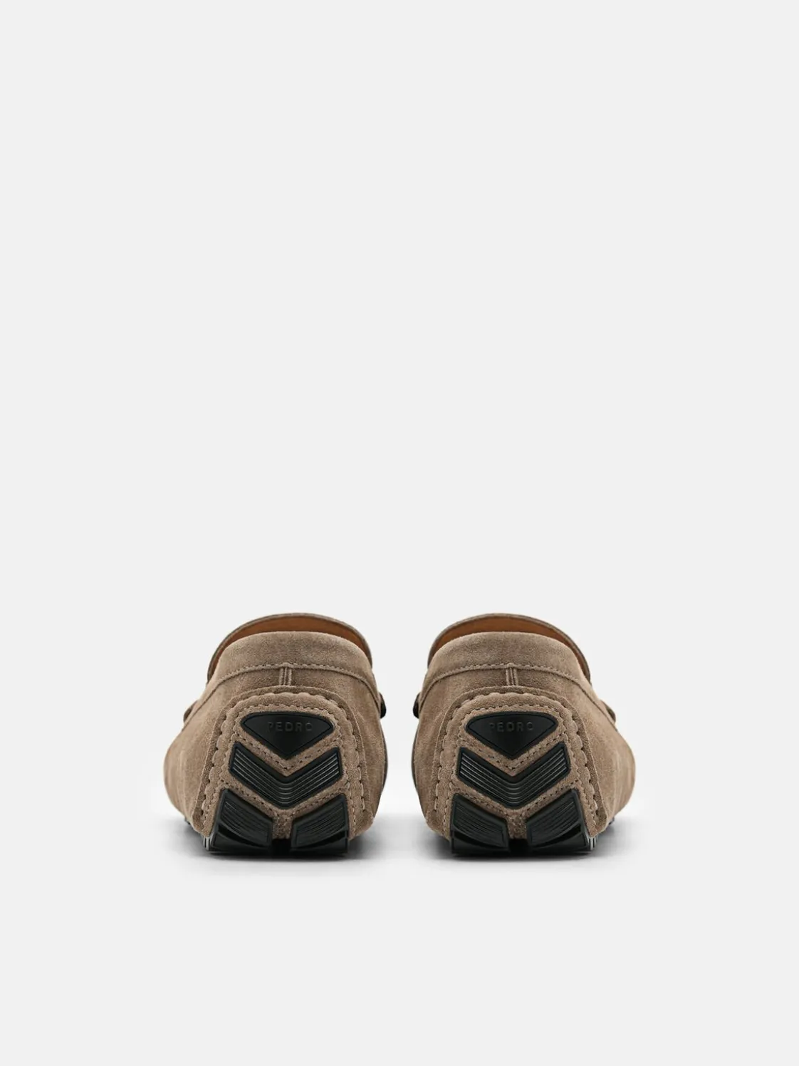 Robert Leather Driving Shoes - Dark Taupe
