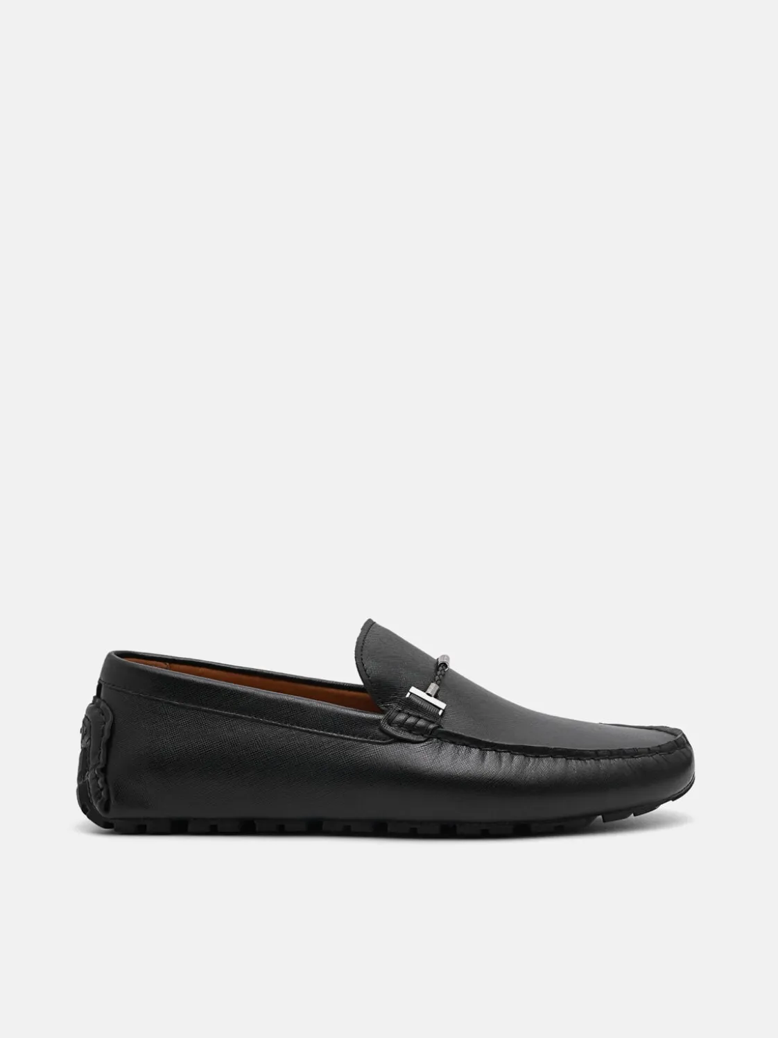 Robert Leather Driving Shoes - Black