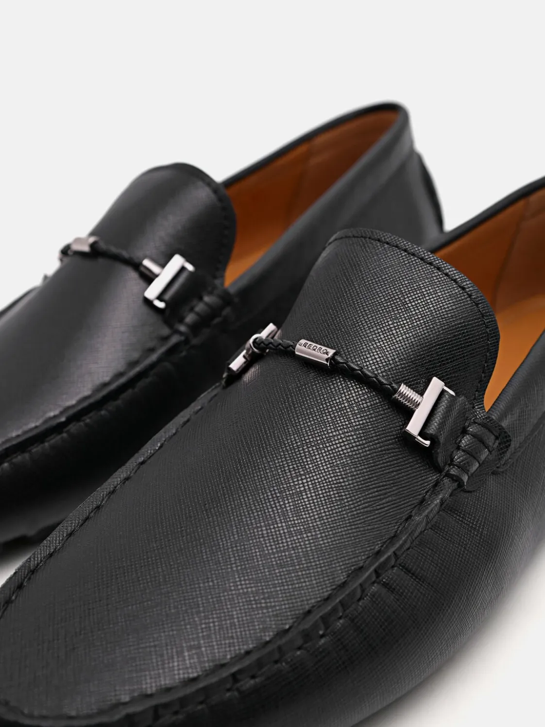 Robert Leather Driving Shoes - Black