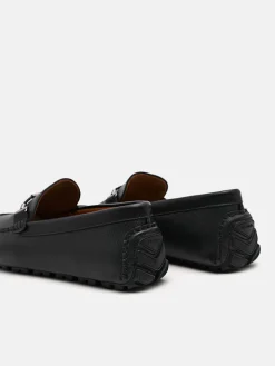 Robert Leather Driving Shoes - Black