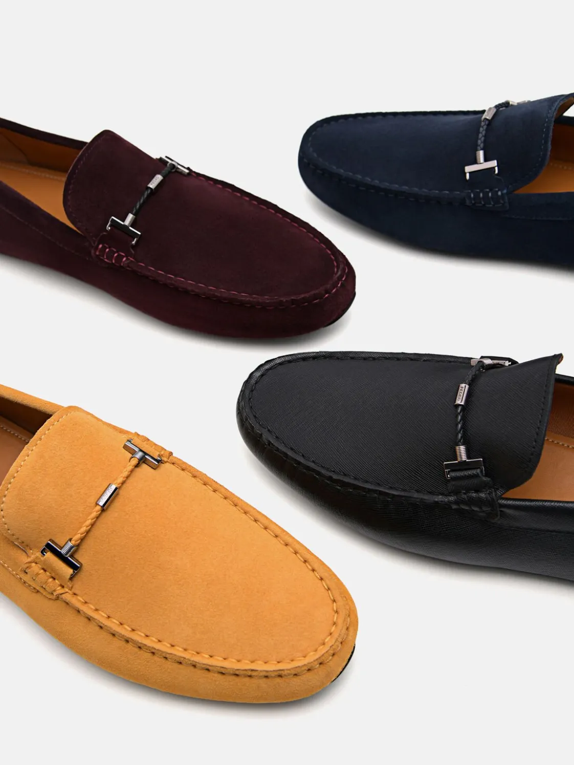 Robert Leather Driving Shoes - Black