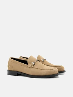 Robert Leather Horsebit Loafers - Sand