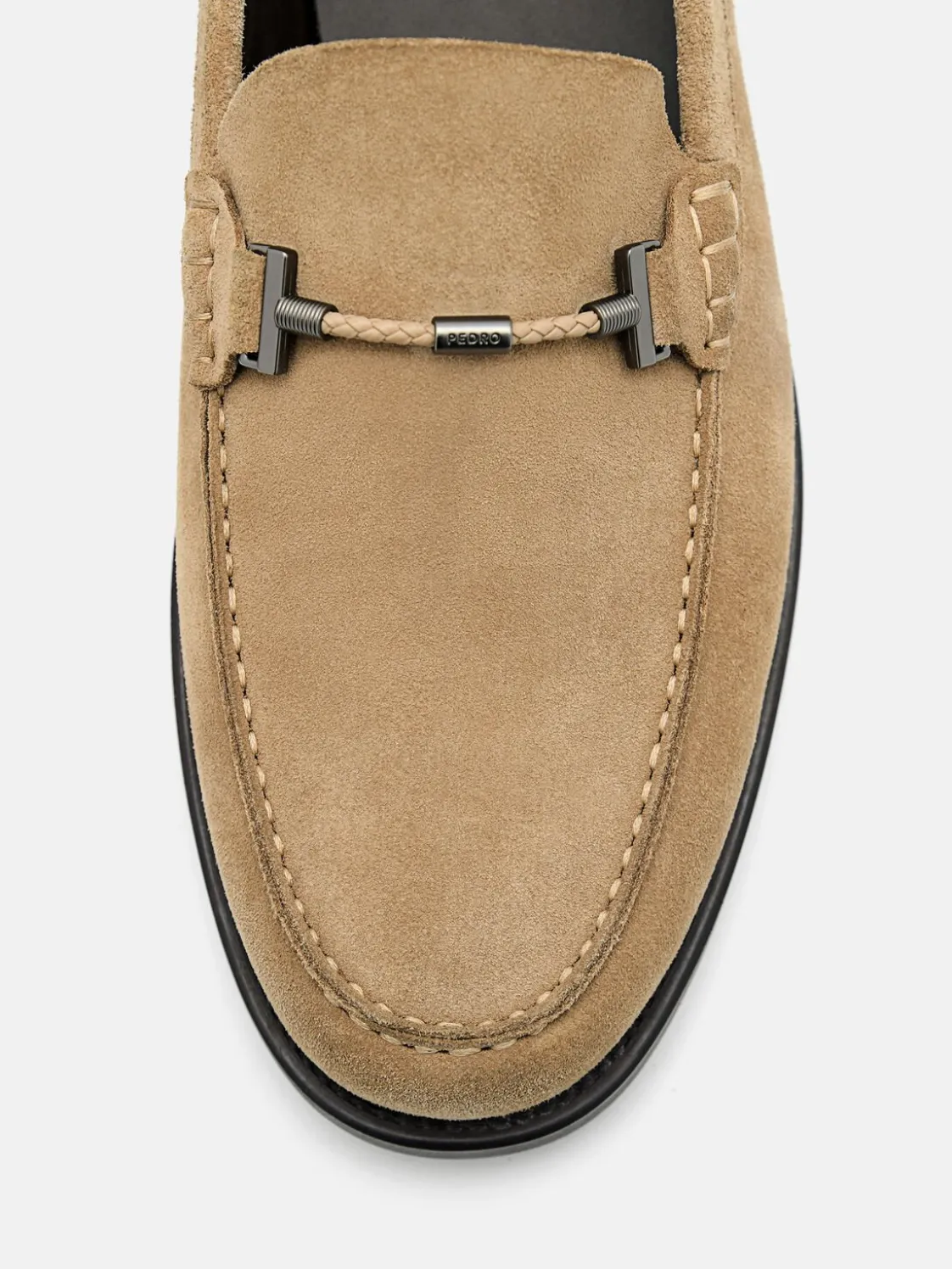 Robert Leather Horsebit Loafers - Sand