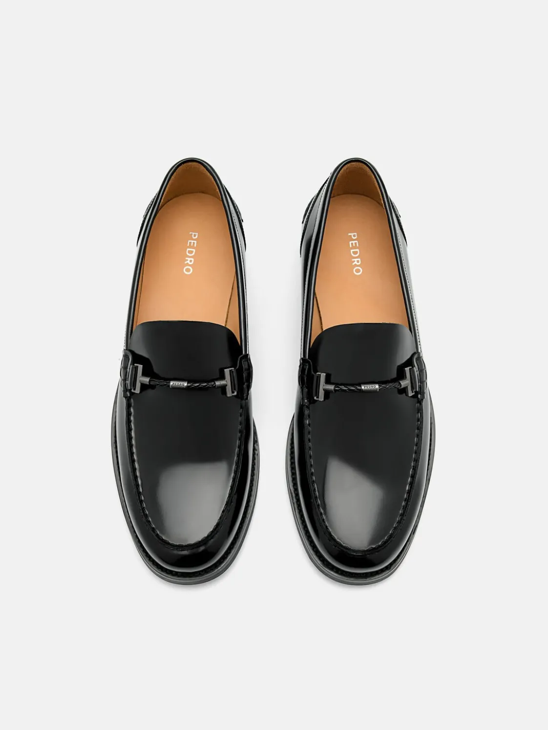 Robert Leather Horsebit Loafers - Black