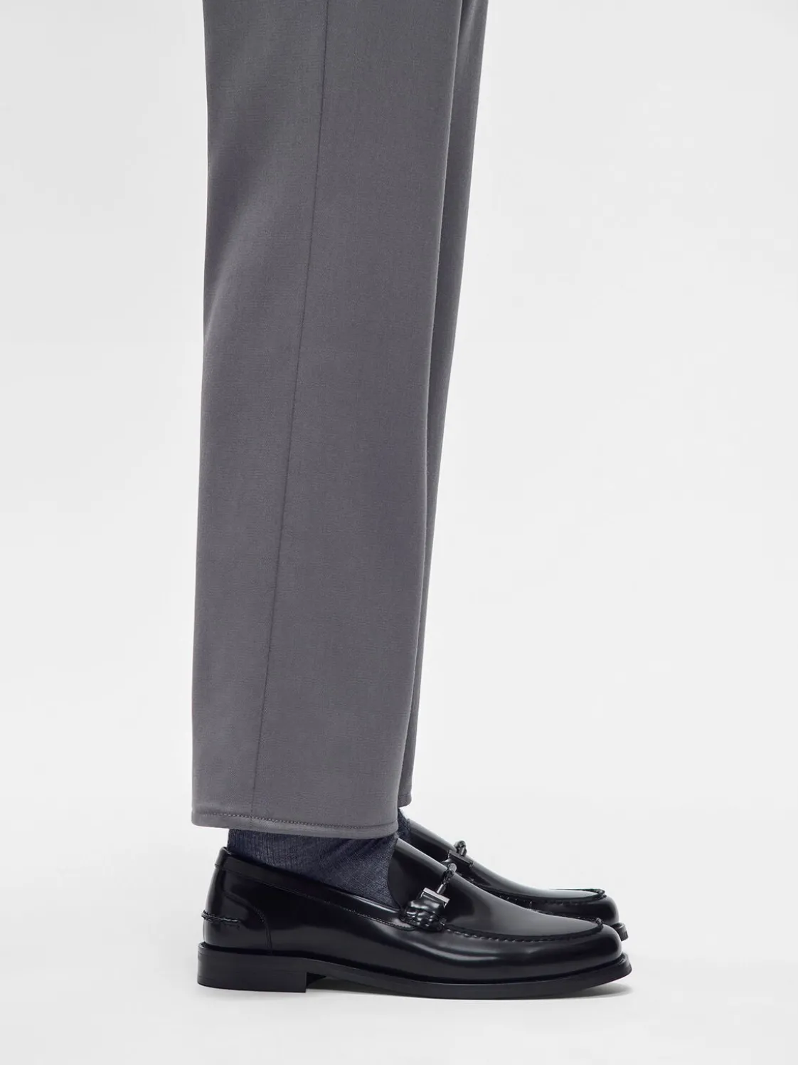 Robert Leather Horsebit Loafers - Black