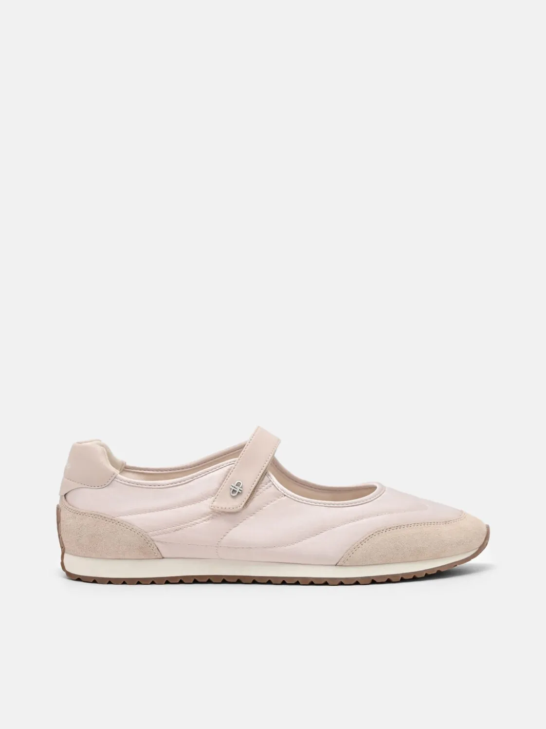 Romy Satin Sneakers - Beige
