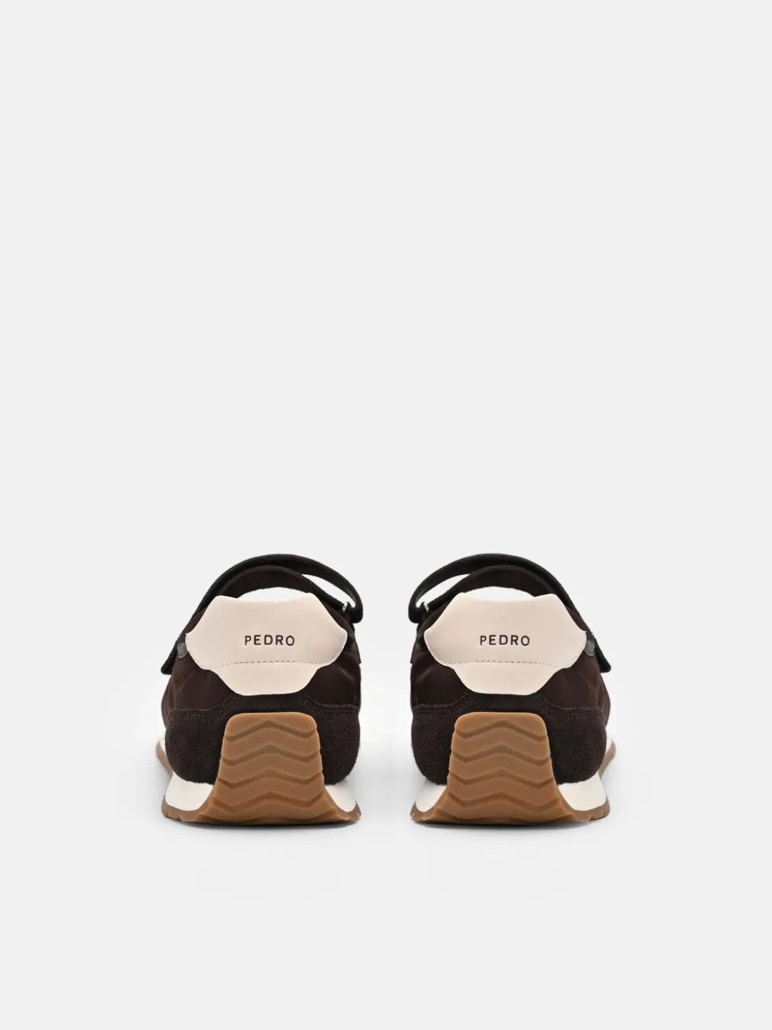 Romy Satin Sneakers - Dark Brown