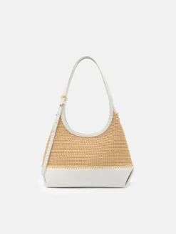Saskia Raffia Hobo Bag - Natural Raffia