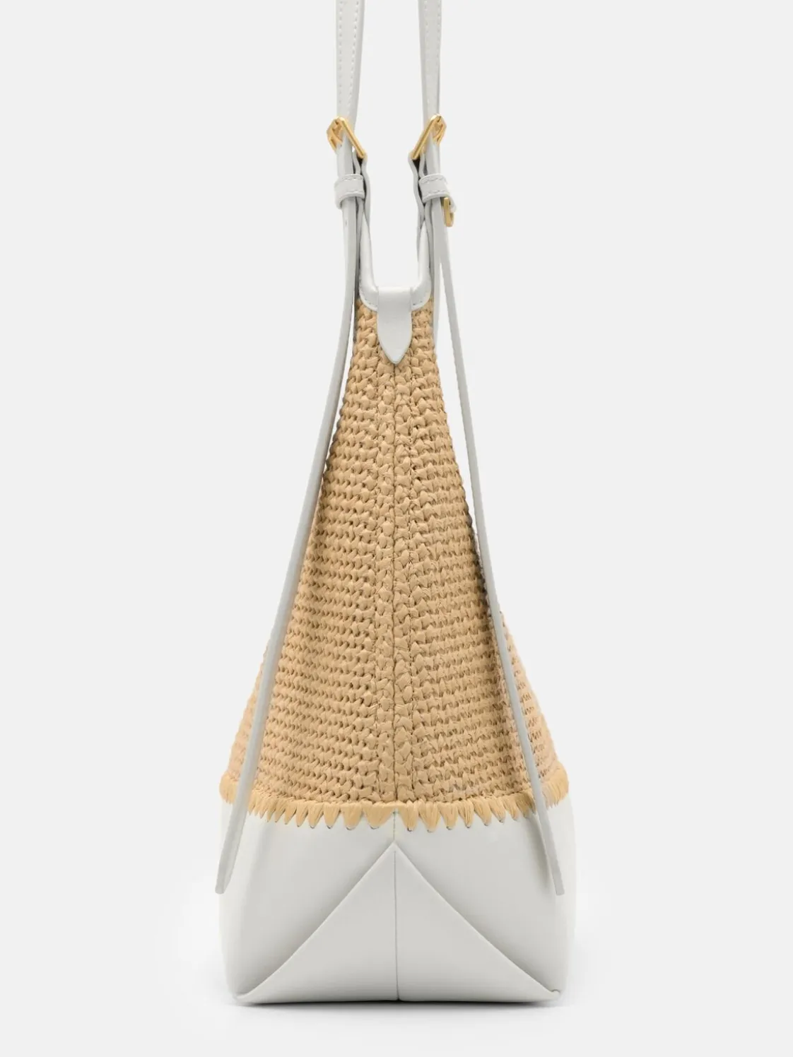Saskia Raffia Hobo Bag - Natural Raffia