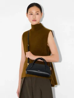 Serif Handbag - Black