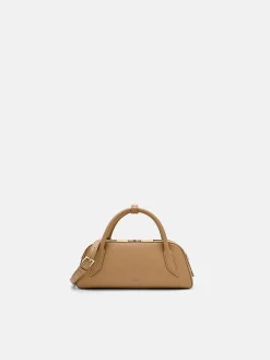 Serif Handbag - Camel