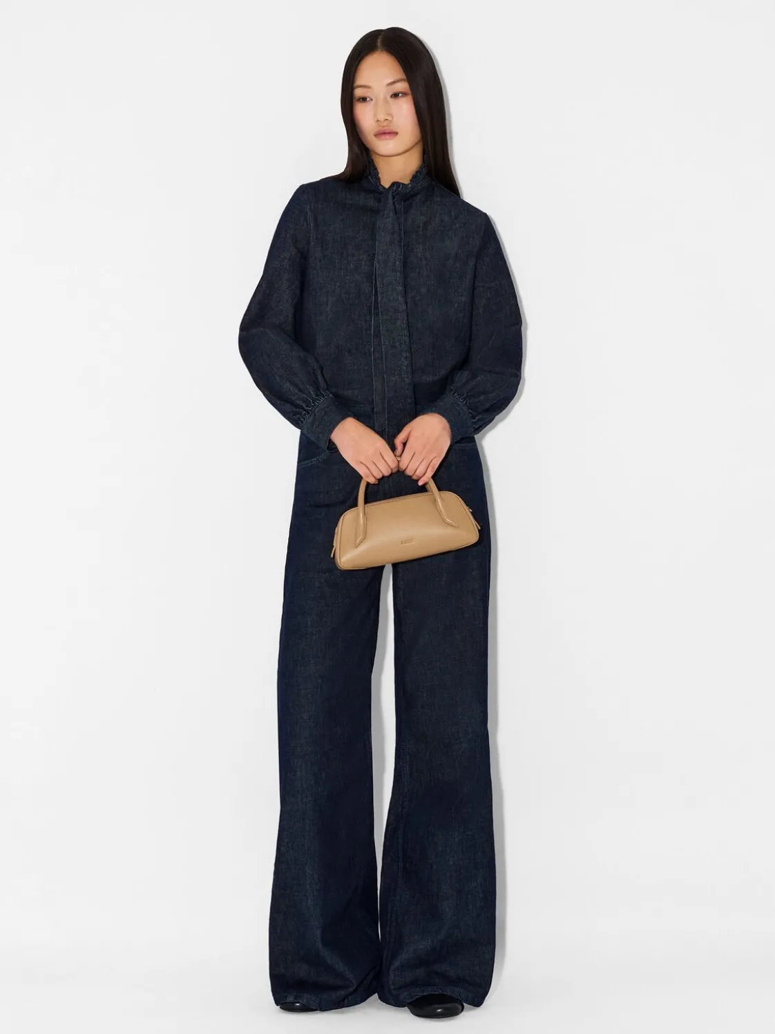 Serif Handbag - Camel