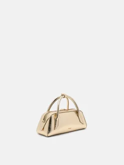 Serif Handbag - Gold