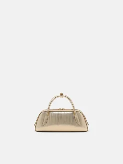 Serif Handbag - Gold