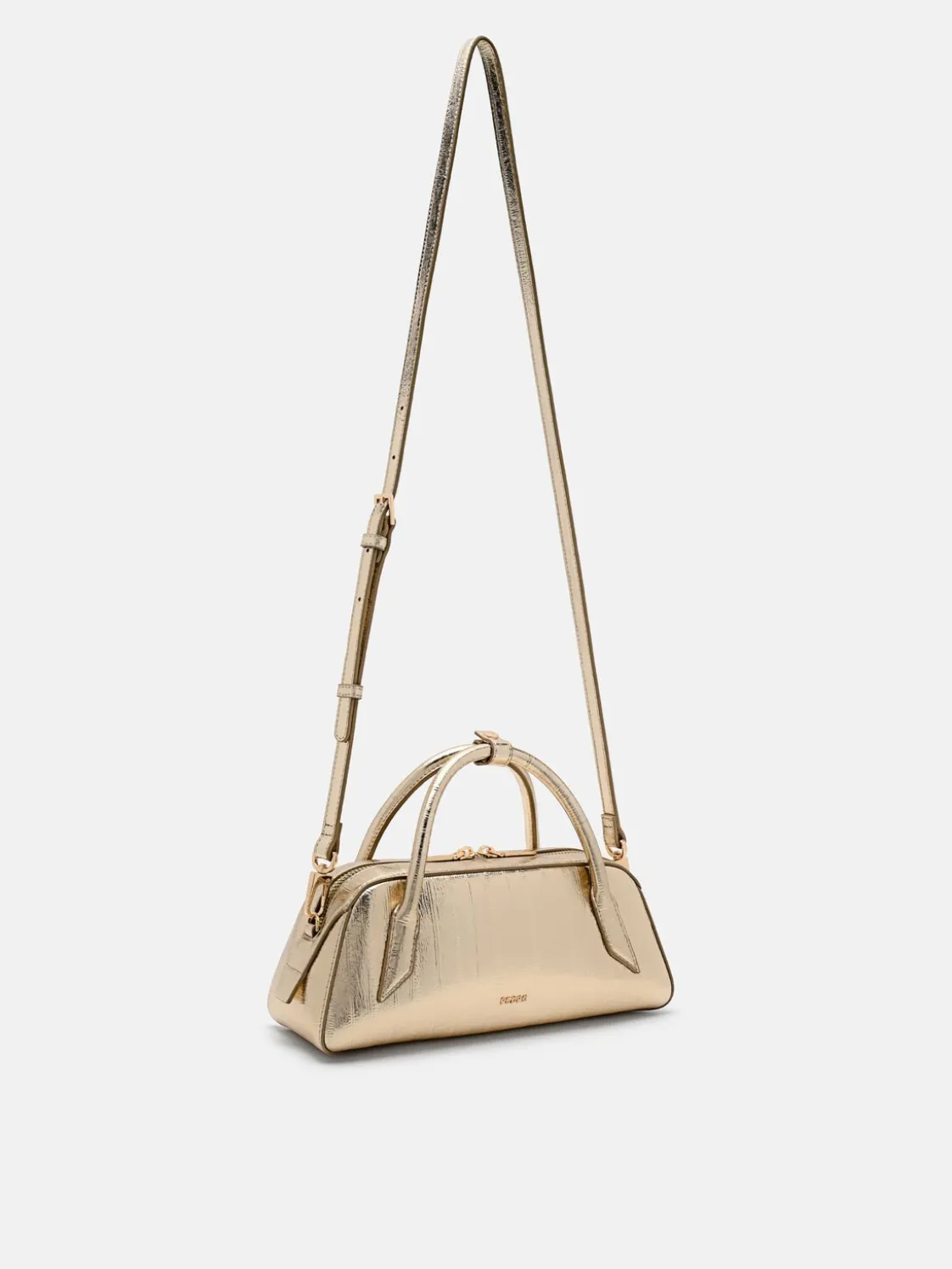 Serif Handbag - Gold