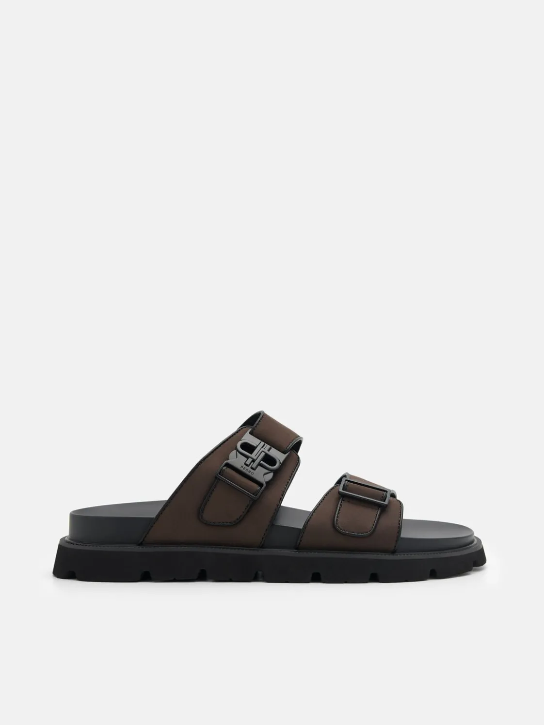 Slide Sandals - Dark Brown