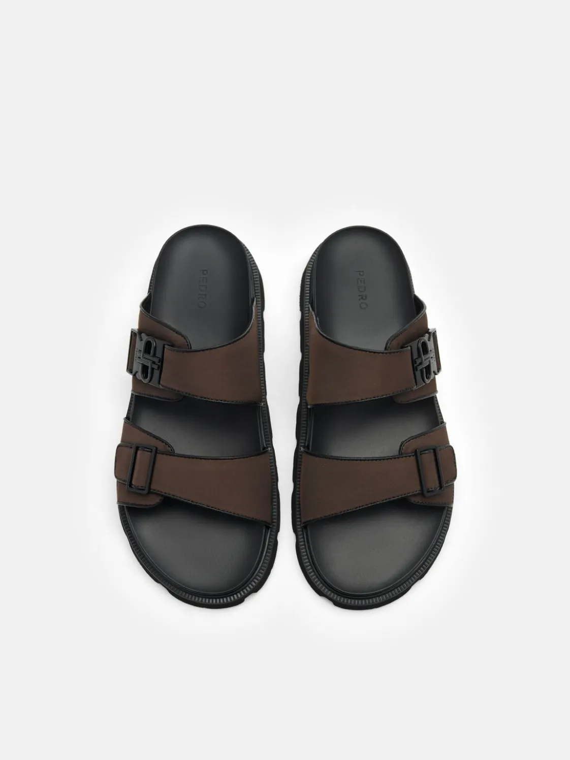 Slide Sandals - Dark Brown