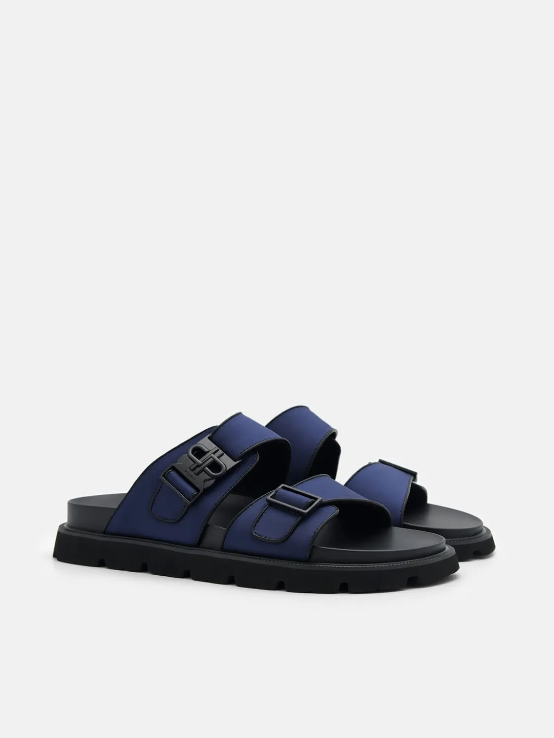 Slide Sandals - Navy
