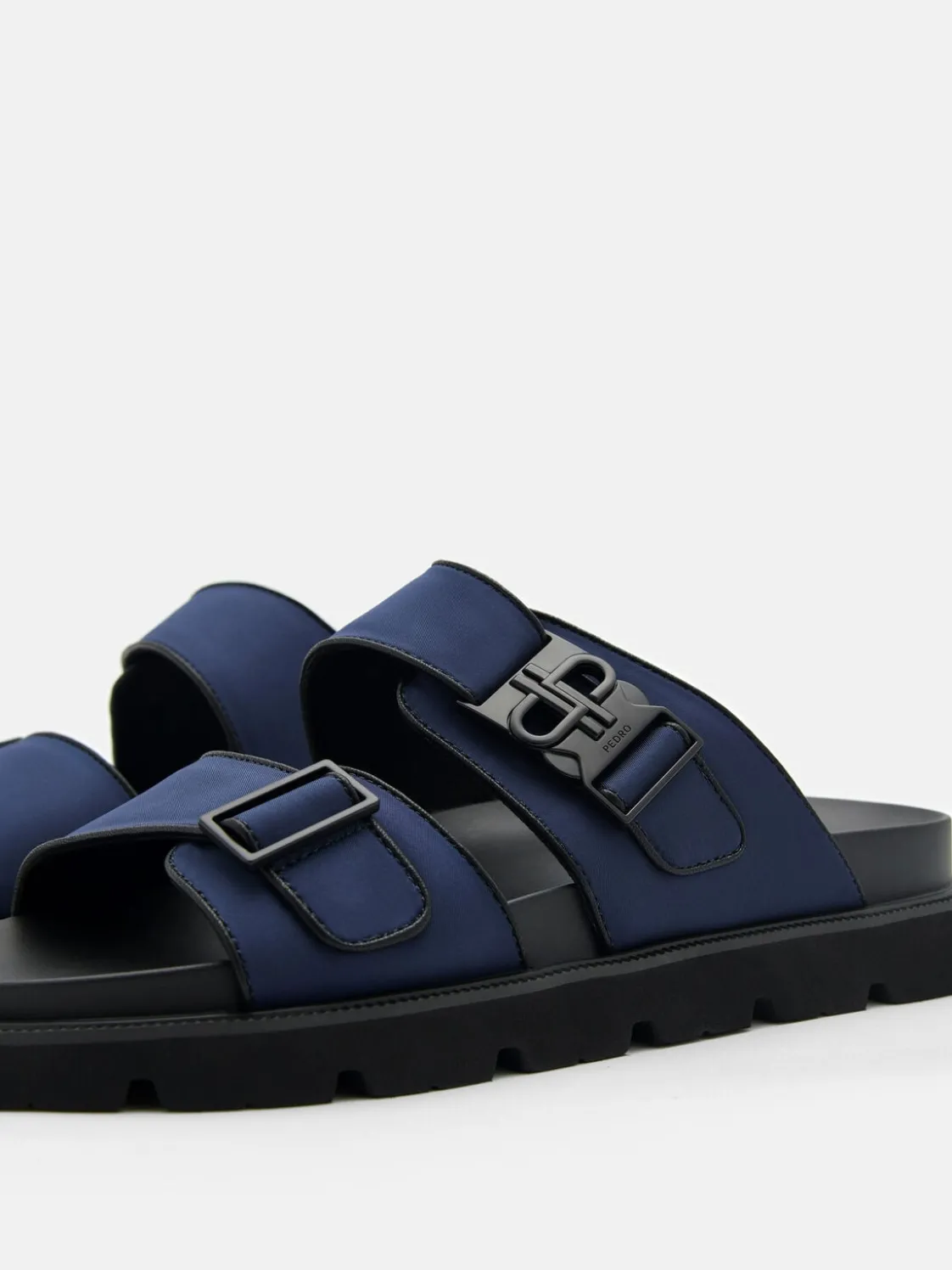 Slide Sandals - Navy