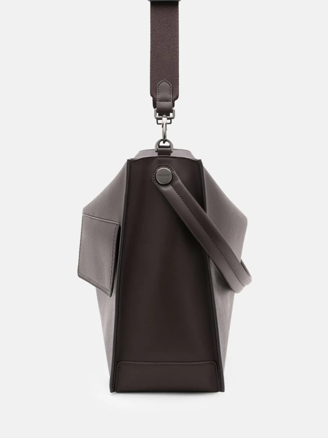 Slouch Crossbody Bag - Dark Brown