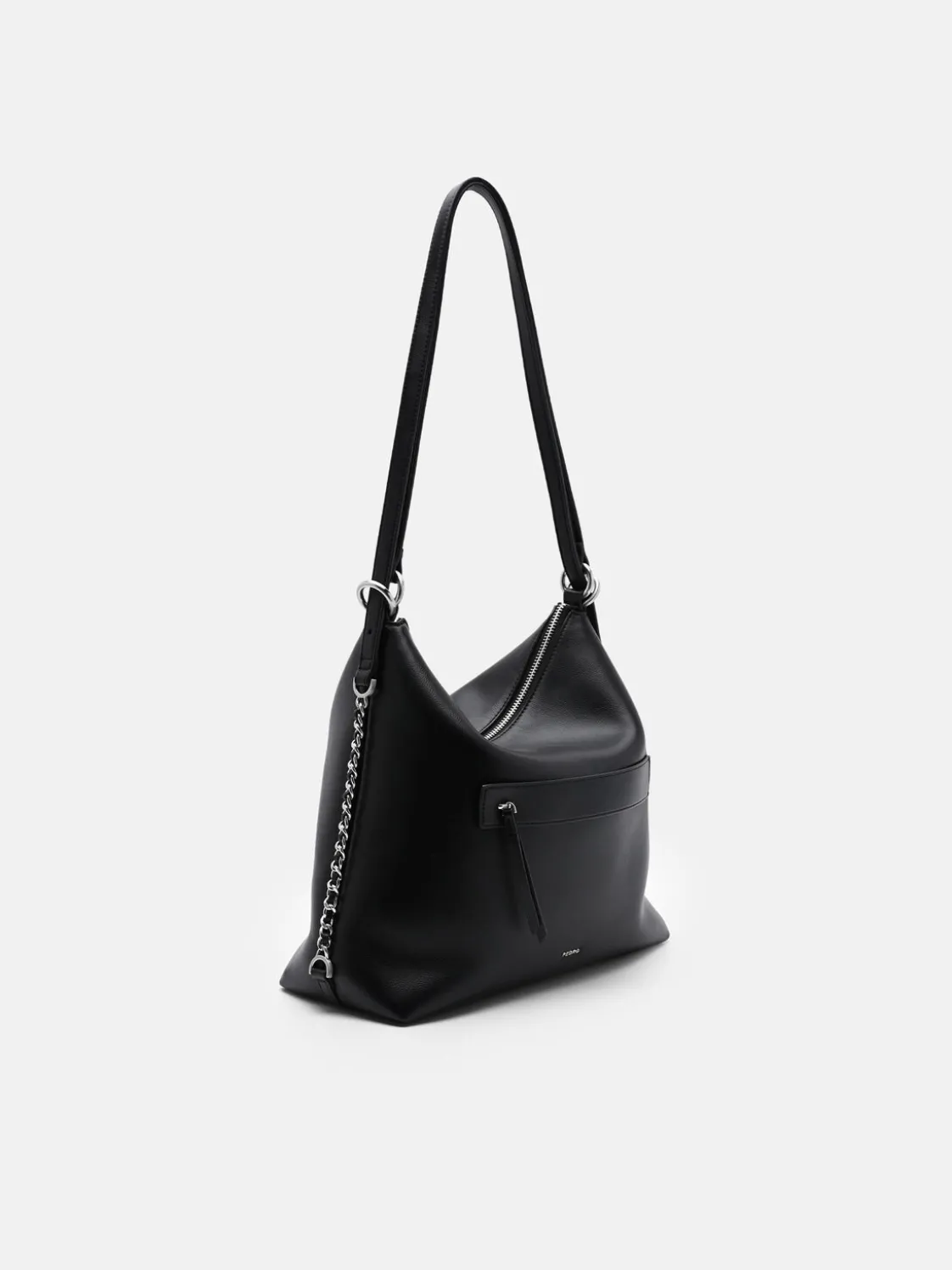 Slouchy Two-Way Carry Backpack - Black