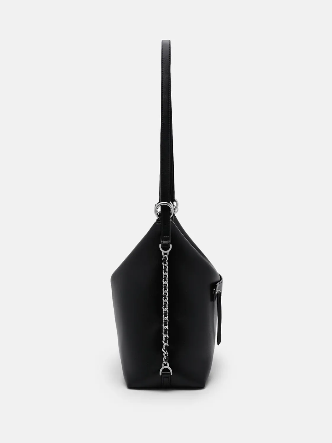 Slouchy Two-Way Carry Backpack - Black