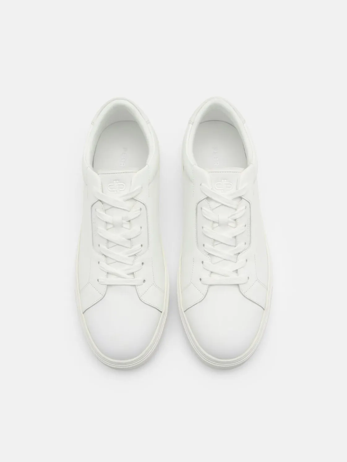Spencer Leather Sneakers - White
