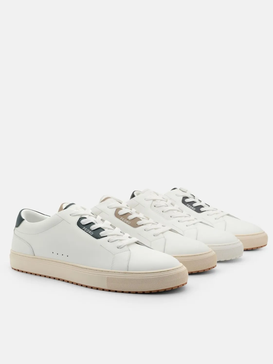 Spencer Leather Sneakers - White