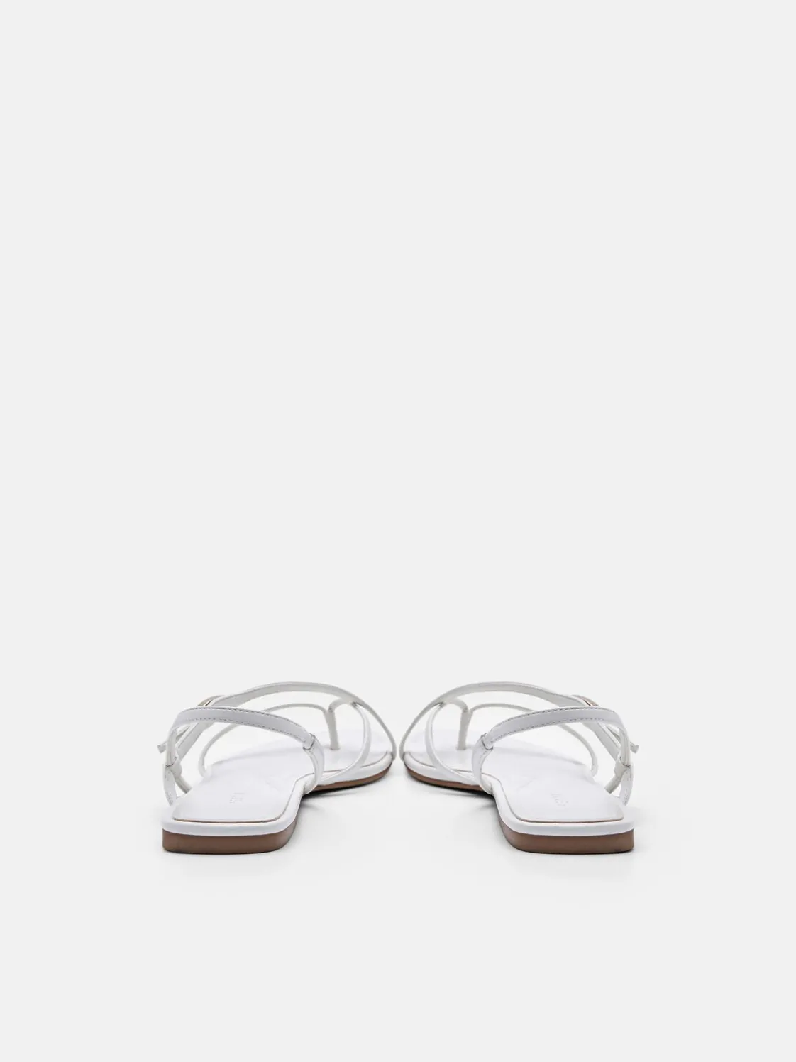 Strappy Slingback Sandals - Chalk